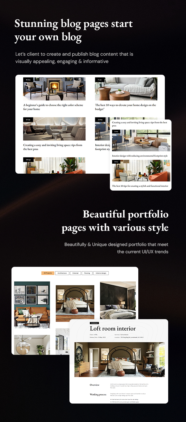 Architecture & Interior Designer WordPress theme